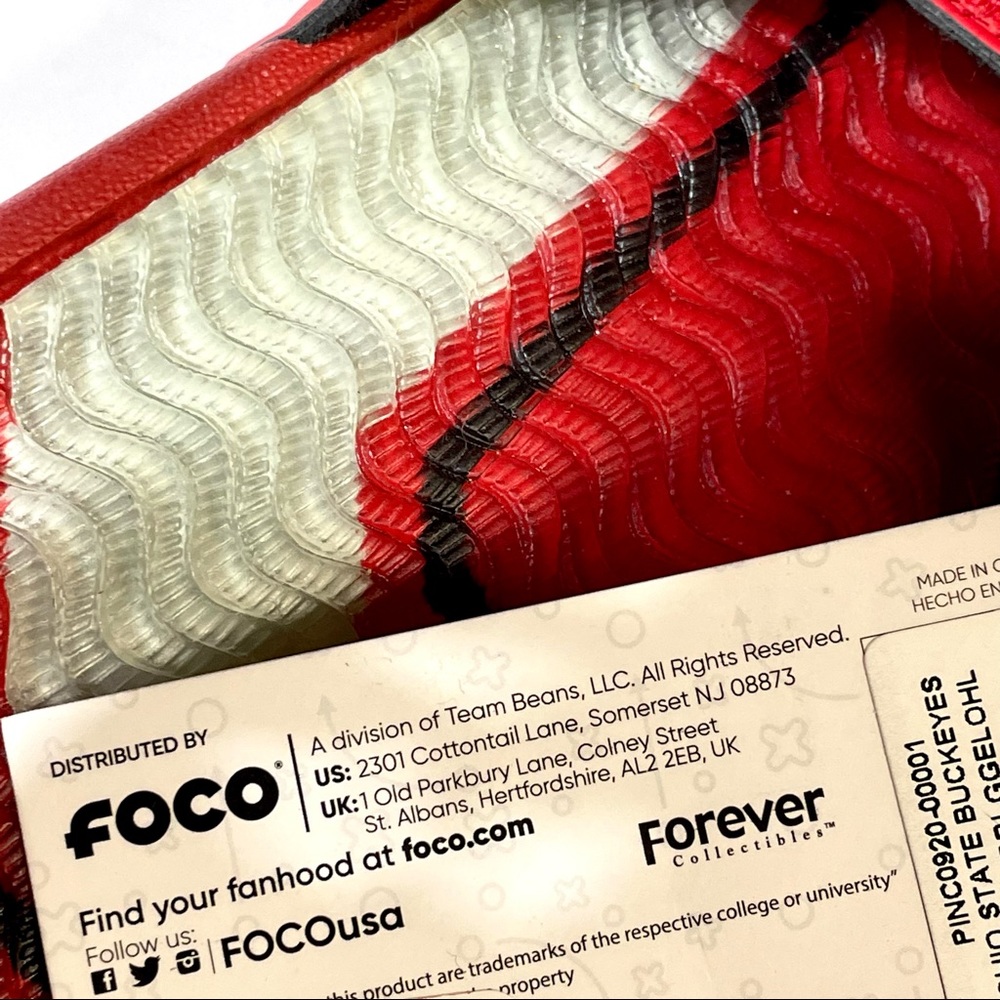 Foco OSU Ohio State Men’s Buckeyes Flip-Flop Slip-On Slippers Sz L 11-12 New - Picture 13 of 13